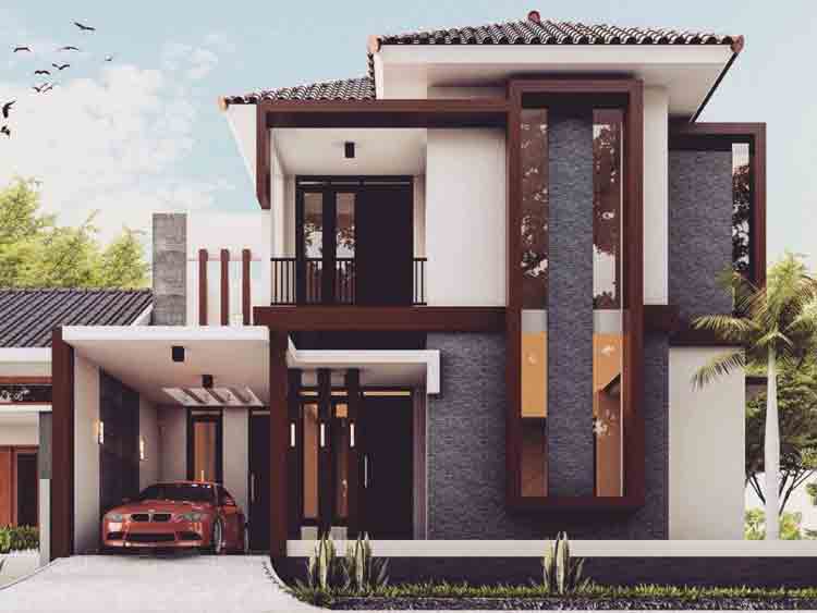 Desain Rumah Minimalis 2 Lantai 6x12